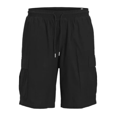 Image of Jack &amp; Jones Lockere Loose FIT Shorts, Men&#039;s, Size: Medium, Black