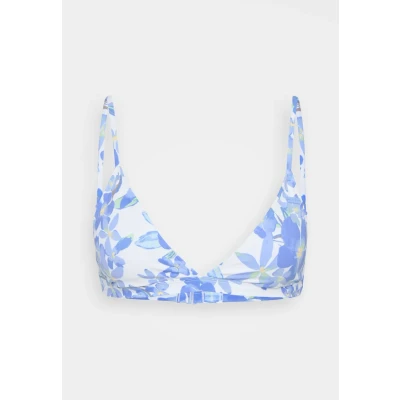 Image of Roxy Beach Classics Fixed TRI Bikini top, Women&#039;s, Size: Large, Egret