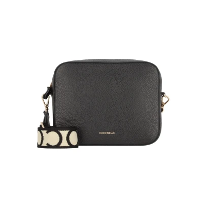 Image of Coccinelle Tebe Black Crossbody Bag E5MN555M301001