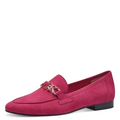 Image of Marco Tozzi Slipons, Women&#039;s, Size: 7, Pink Leather