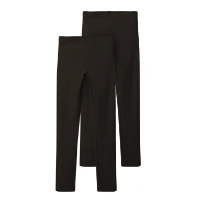 Image of Name it Nkfvivian 2 PACK Leggings Trousers for kids, Size: 18 24m, Black