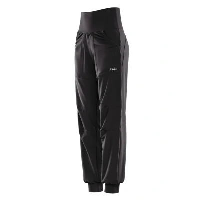 Image of Winshape Functional Comfort TIME Tracksuit bottoms, Women&#039;s, Size: XXL, Black