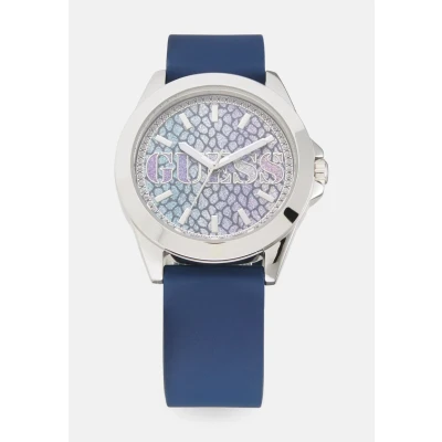Image of Guess Menagerie Watch, Women&#039;s, Size: One Size, Blue