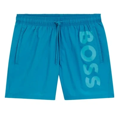 Image of BOSS Octopus Swimming shorts, Men&#039;s, Size: XXL, Light blue