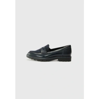 Image of Tamaris women&#039;s slippers, slip on, comfort lining, touchit footbed, Navy Blue, 5.5 UK