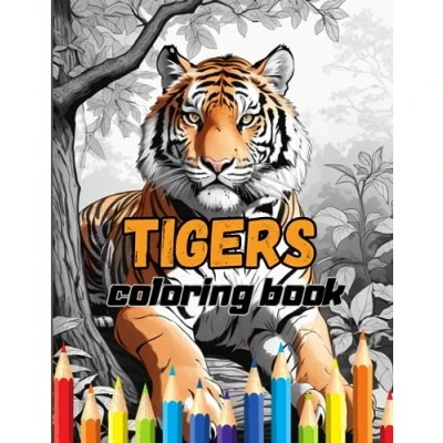 Image of Tigers coloring book