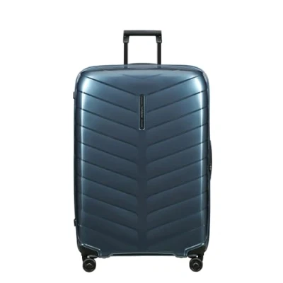 Image of Samsonite Attrix Spinner, Blue (Steel Blue), Spinner XL (81 cm 120 L), Suitcase and Trolley