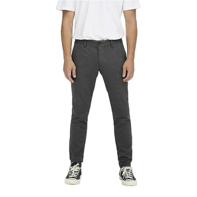 Image of Only &amp; Sons Onsmark TAP Chinos, Men&#039;s, Size: 36x32, Black