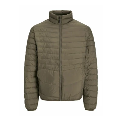 Image of Jack &amp; Jones State Packable Puffer Collar Winter jacket, Men&#039;s, Size: Small, Canteen