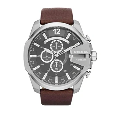 Image of Diesel Chronograph watch, Men&#039;s, Size: One Size, Dark brown