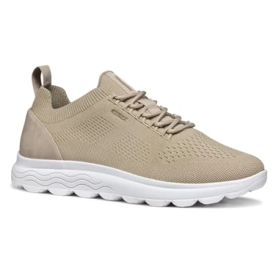 Image of Geox Spherica Trainers, Men&#039;s, Size: 12, Sand Imitation leather/ textile