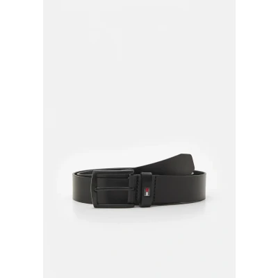 Image of Tommy Hilfiger Denton Matte Belt, Men&#039;s, Size: 40, Black