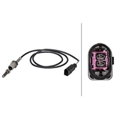 Image of Sensor, exhaust gas temperature HELLA 6PT 358 181 281