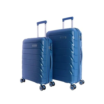 Image of Don Algodon Set of Suitcases Polypropylene Travel Suitcase Cabin 55 x 40 20 and Medium 4 Wheels Suitcases,