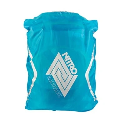 Image of Nitro Unisex Raincover Backpack, Blue (Acid Azul, One Size, Casual Daypack