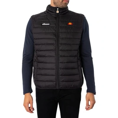 Image of Ellesse Bardy Gilet Waistcoat, Men&#039;s, Size: Large, Black