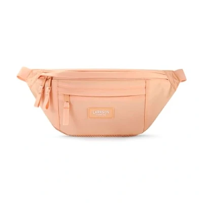 Image of LARKSON Bum Bag for Men and Women Ole Waist Sports Outdoor City Belt Stylish Festivals Crossbody with Strap Water Repellent, Peach, Einheitsgröße, Additional pocket