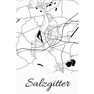 Image of Salzgitter: deine Stadt, Region, Heimat! Notizbuch DIN A5 karierte 120 Seiten Geschenk