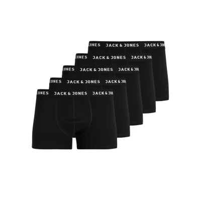 Image of Jack &amp; Jones Junior Jachuey Trunks 5 PACK Pants for kids, Size: 12y, Black