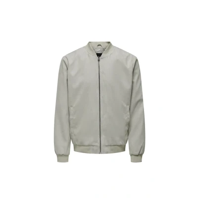 Image of ONLY &amp; SONS Men&#039;s Onslucas Fake Suede Bomber OTW Noos, black, XS