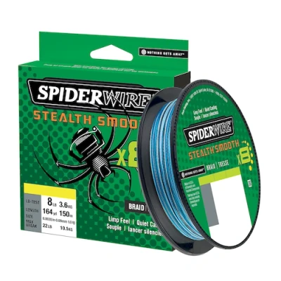 Image of Spiderwire Stealth Smooth 8 Blue Camo 0,39mm (150m) Braided fishing line