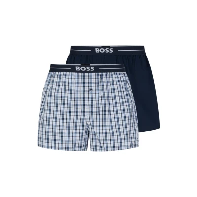 Image of BOSS 2 PACK Boxer shorts, Men&#039;s, Size: Small, Dark blue