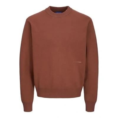 Image of Jack &amp; Jones MIT Rundhals Einfarbig Jumper, Men&#039;s, Size: XL, Brown