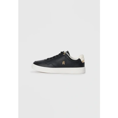 Image of Tommy Hilfiger Elevated Court Trainers, Women&#039;s, Size: 7, Black shoes