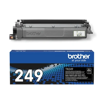 Image of Brother TN 249BK Toner Cartridge, Black, Single Pack, Ultra High Yield, Includes 1 x Genuine Supplies