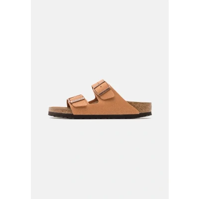 Image of Birkenstock Arizona BFBC Earthy Pecan Mules, Size: 5.5, High quality imitation leather