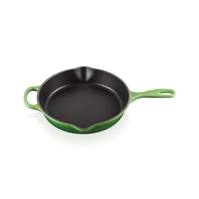 Image of Le Creuset Skillet Signature Bamboo ø 26 cm enamelled non stick coating