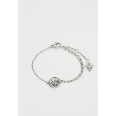Image of Guess Blooming Summer Bracelet silvercoloured, Women&#039;s, Size: Large, Silver coloured
