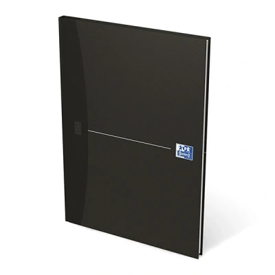 Image of Oxford 100105183 Notebook A4 96 Sheets lin. Black, Plastic