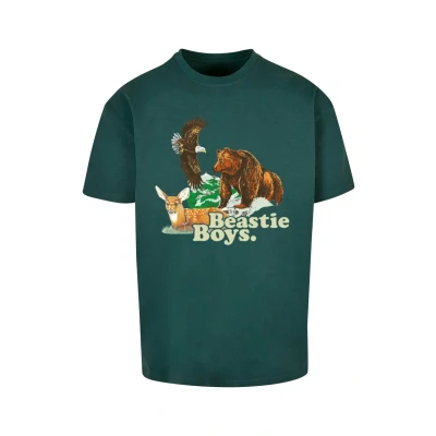 Image of Mister Tee Print Tshirt, Men&#039;s, Size: 4XL, Bottlegreen