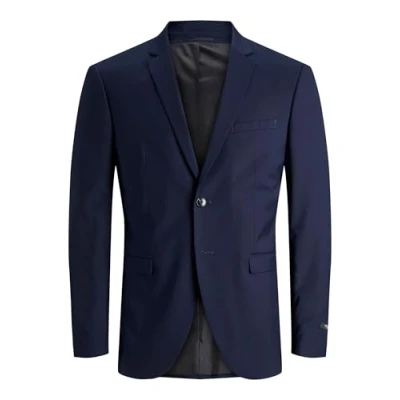 Image of Jack &amp; Jones Jprfranco PS NOOS Blazer jacket, Men&#039;s, Size: 54R, Dark navy