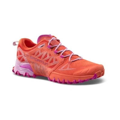 Image of La Sportiva Bushido III Trainers, Women&#039;s, Size: 4, Cherry tomato/rose Textile