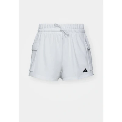 Image of adidas Sportswear Essentials Small LOGO Cargo Sports shorts, Women&#039;s, Size: XS, White/black