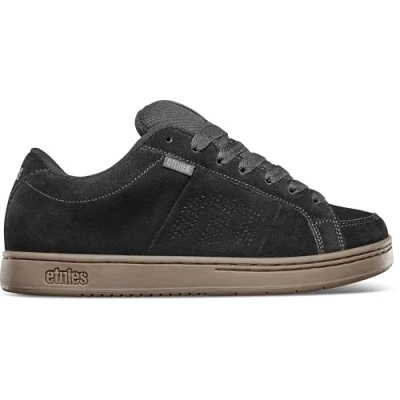 Image of Etnies Kingpin, Men&#039;s Low Top Trainers, Black Dark Grey Gum, 6 UK