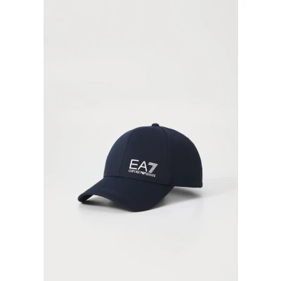 Image of EA7 Emporio Armani Train CORE LOGO Unisex Cap, Size: Small, Blue/white