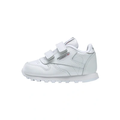 Image of Reebok Classic Leather Shoes Trainers for kids, Size: 4K, White Leather/synthetics