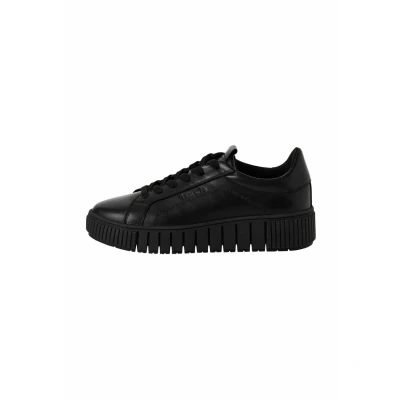 Image of Tamaris Sneaker Trainers, Women&#039;s, Size: 8, Black leather shoes