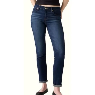 Image of Levi&#039;s Women&#039;s Mid Rise Boyfriend Jeans, Cobalt Layer, 33W / 30L