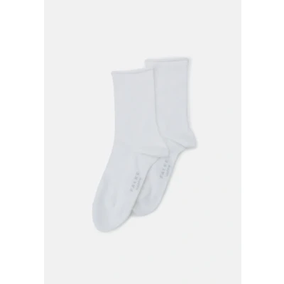 Image of Falke Happy 2Pack everyday casual Socks, Women&#039;s, Size: 5.5 8, White