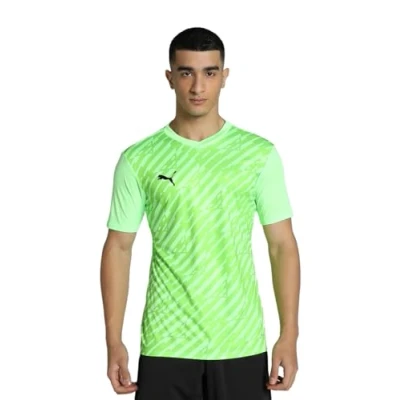 Image of Puma Teamultimate Sports Tshirt, Men&#039;s, Size: Small, Fizzy lime