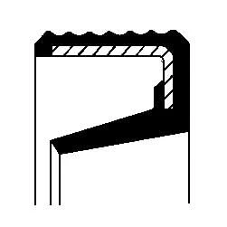 Image of Shaft Seal, automatic transmission CORTECO 01033608B