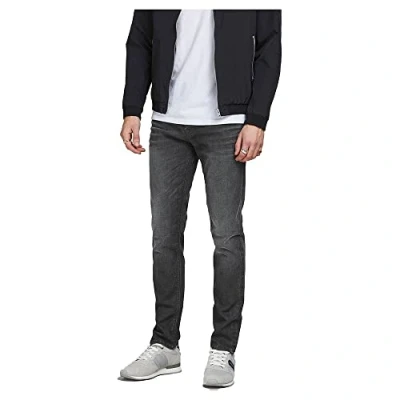 Image of Jack &amp; Jones Slim fit jeans, Men&#039;s, Size: 30x32, Grey denim