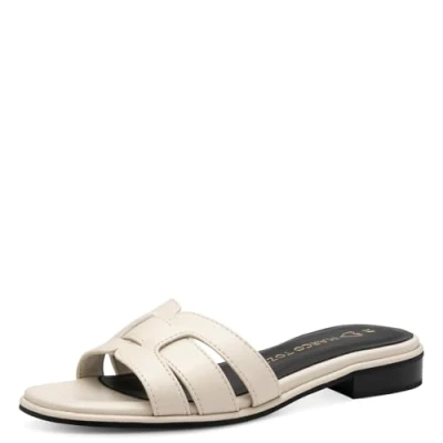 Image of Marco Tozzi Mules, Women&#039;s, Size: 5, Cream shoes