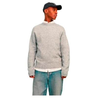 Image of Jack &amp; Jones Jorollie CREW NECK Jumper Light grey, Men&#039;s, Size: XXL, grey
