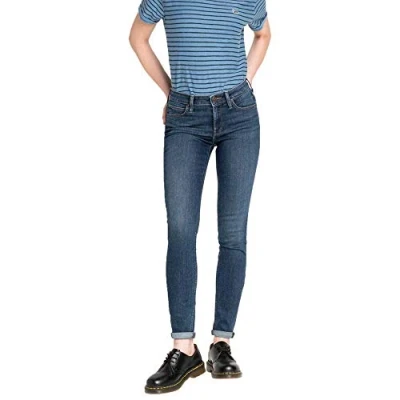 Image of Lee Scarlett Jeans Skinny Fit, Women&#039;s, Size: 26x29, Mid worn