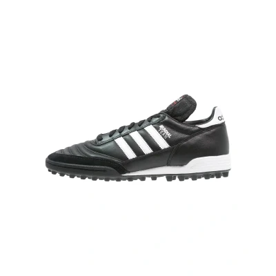 Image of adidas Performance Mundial TEAM Astro turf trainers, Men&#039;s, Size: 6.5, Black/running red/white Leather